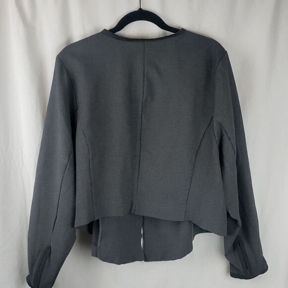 Torrid Women's 4X Grey Military Cropped Jacket - Picture 11 of 16